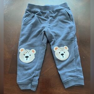 Garanimals Blue Sweatpants with Bear Knee Patches